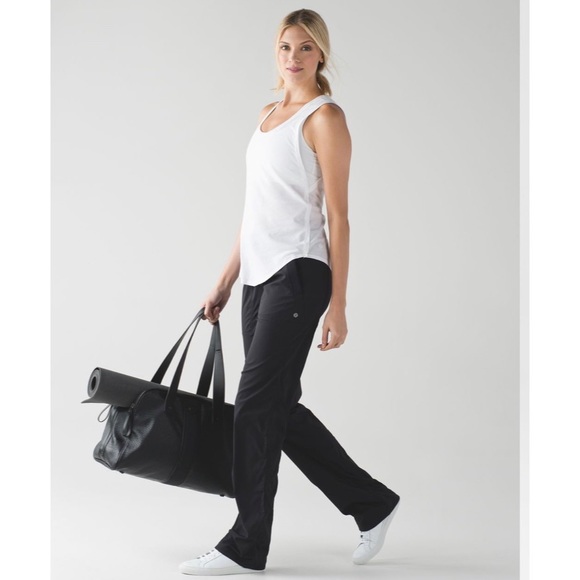 SOLD LULULEMON Dance Studio Pants unlined 34” - Picture 2 of 9